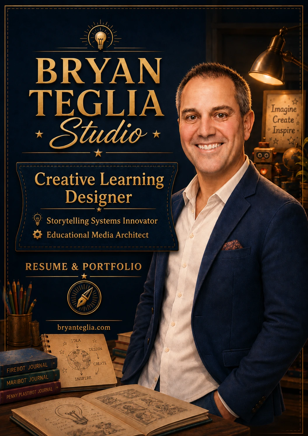 Bryan Teglia Studio portfolio cover artwork
